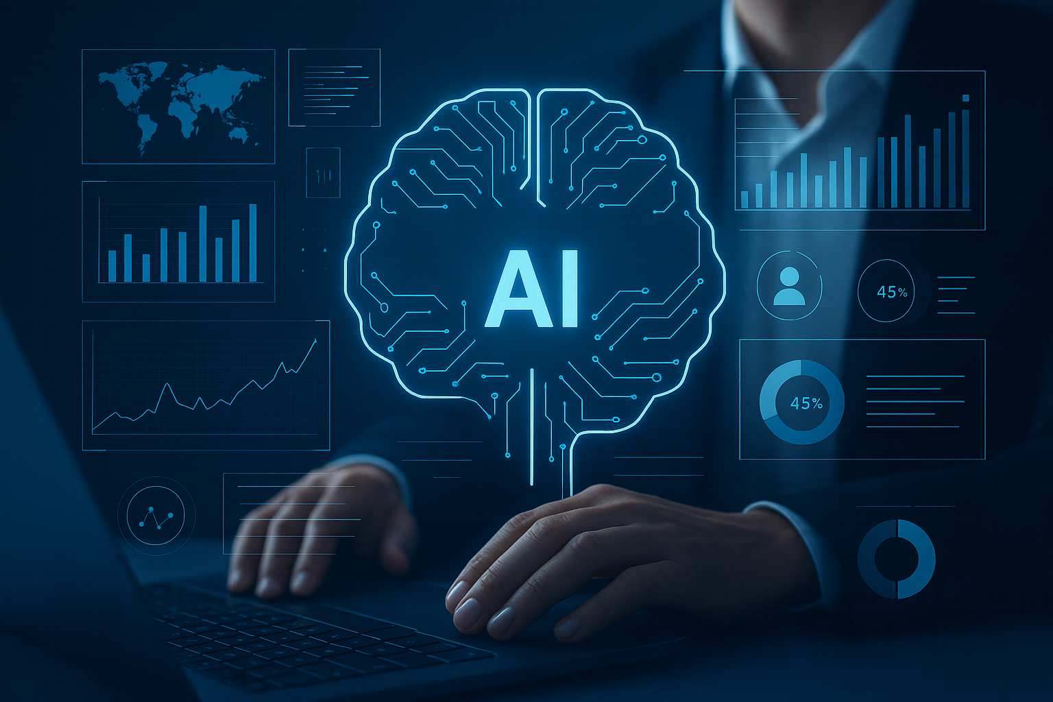 経営者とAI