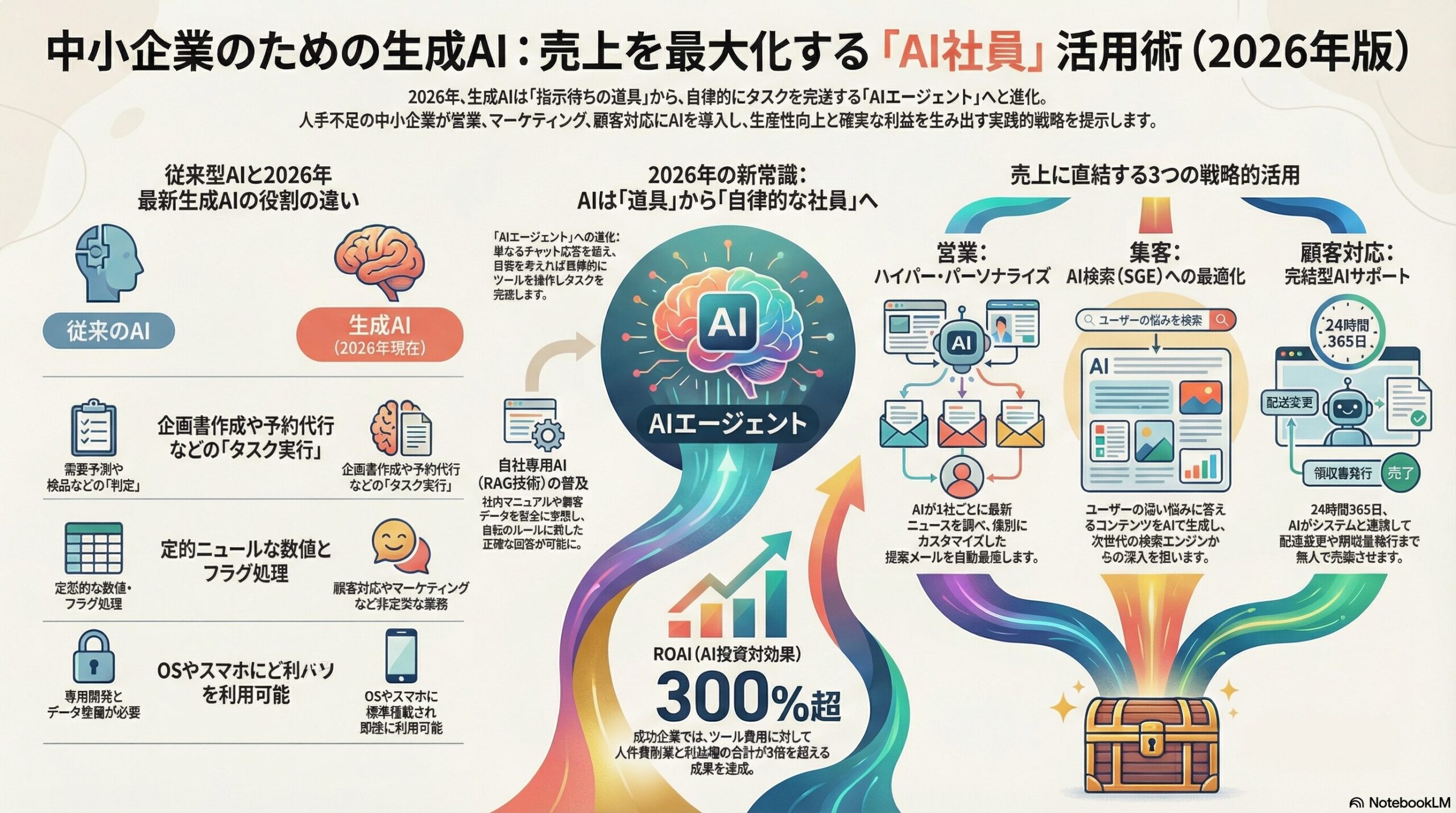 中小企業の売上アップ